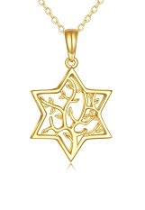 teensy-weensy star tree of life gold baby necklace